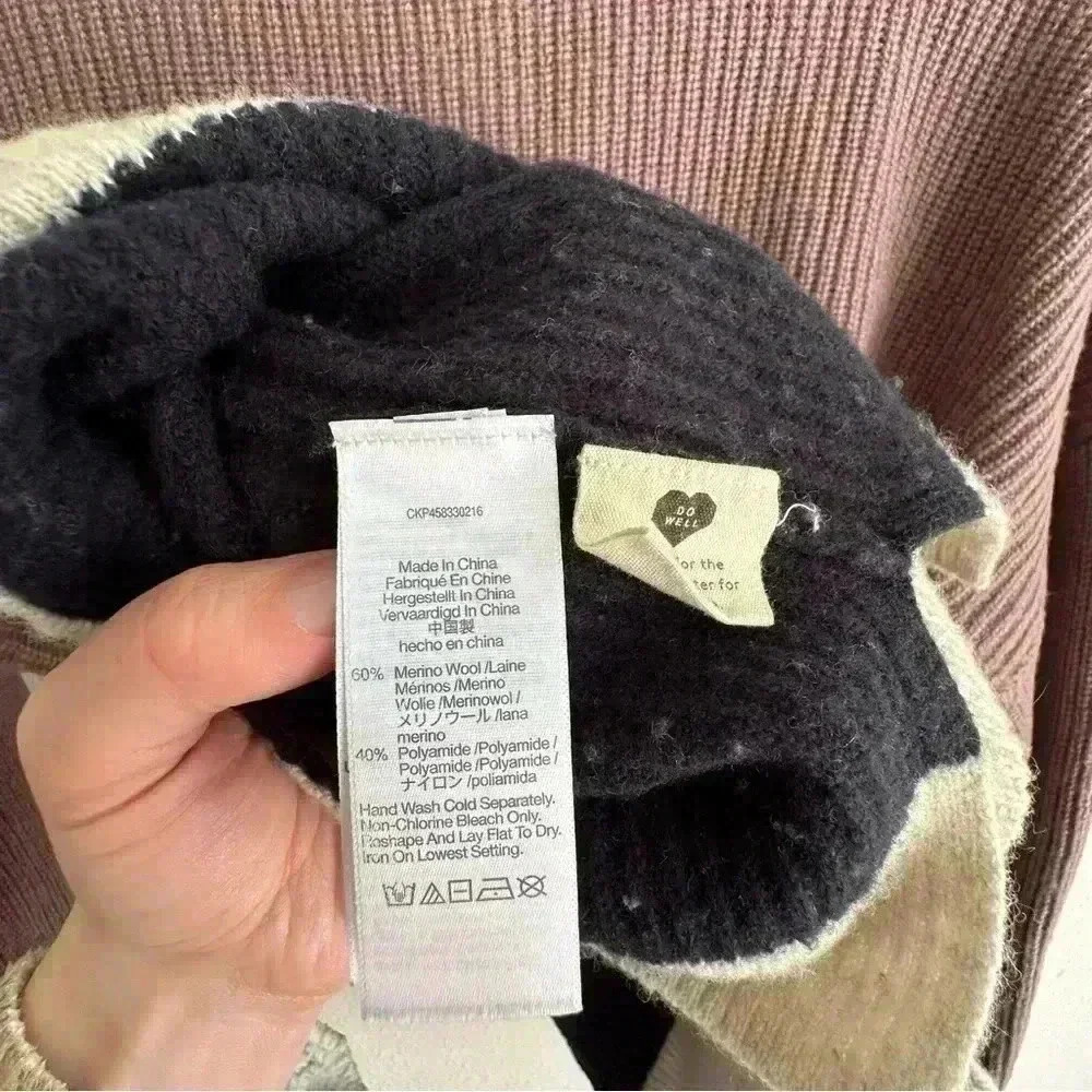 Madewell - Quart Zip Color Block Pull Over Sweater - Picture 6 of 6